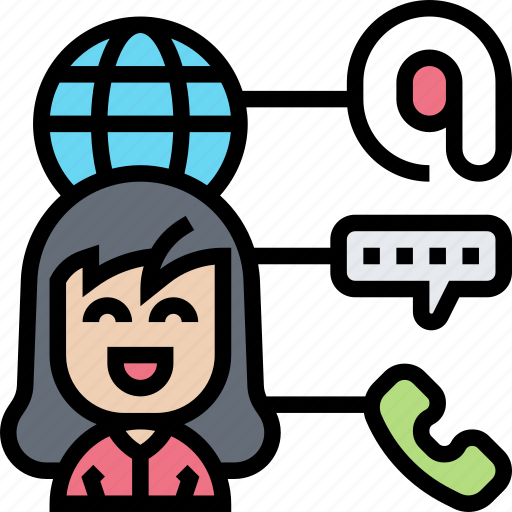 Contact, call, communication, online, connection icon - Download on Iconfinder
