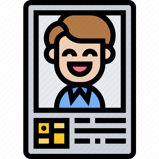 Person, picture, profile, visitor, card icon - Download on Iconfinder