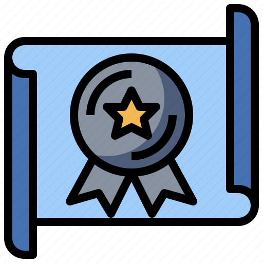 Certificate, contrac, degree, diploma, education, interface, tpatent icon - Download on Iconfinder