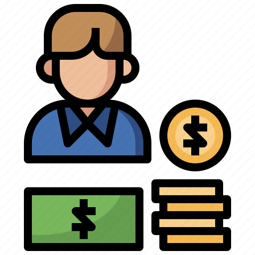 Business, dollar, finance, money, salary, wage, worker icon - Download on Iconfinder