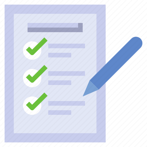 Document, text, done, checklist, task, mark, check icon - Download on Iconfinder