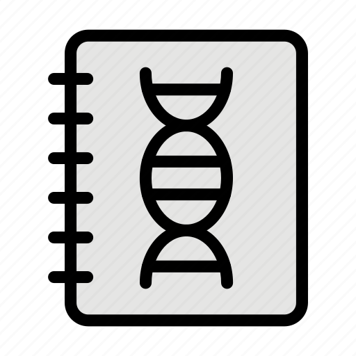 Dna, book, science, education, journalism icon - Download on Iconfinder