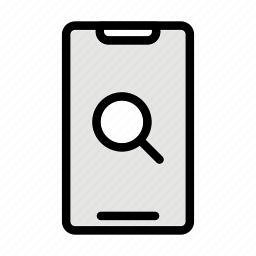 Search, mobile, find, investigation, phone icon - Download on Iconfinder