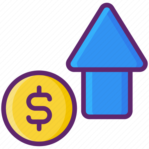 Profit, arrow, growth, money, up icon - Download on Iconfinder