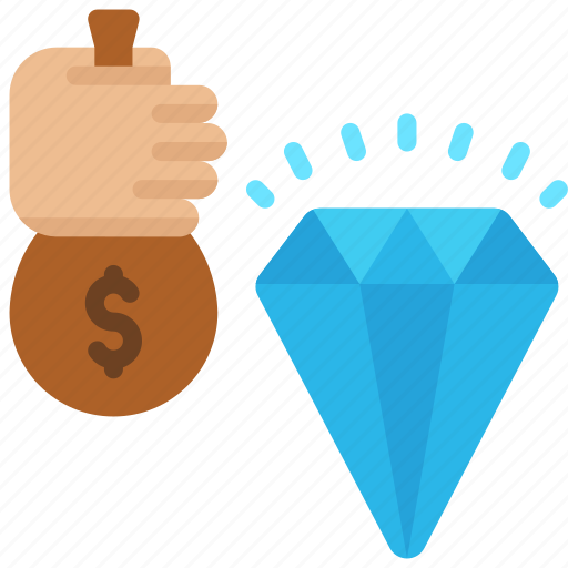 Diamond, investment, invest, commodities, commodity icon - Download on Iconfinder