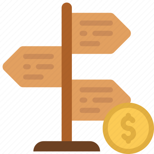Financial, options, direction, directions icon - Download on Iconfinder