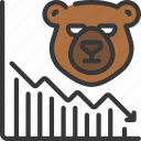 bear, market, bearish, stockmarket