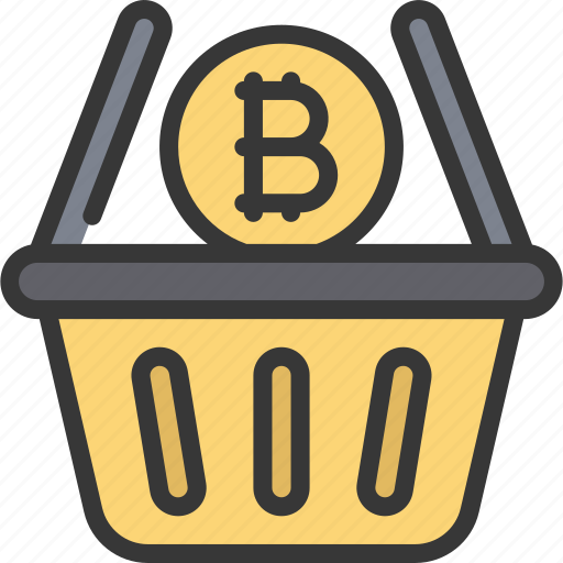 Buy, bitcoin, basket, shopping icon - Download on Iconfinder