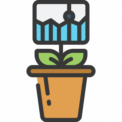 Market, growth, plant, stockmarket icon - Download on Iconfinder