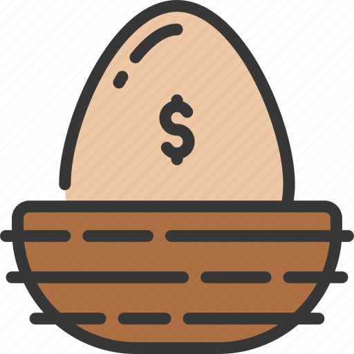 Nest, egg, financial icon - Download on Iconfinder