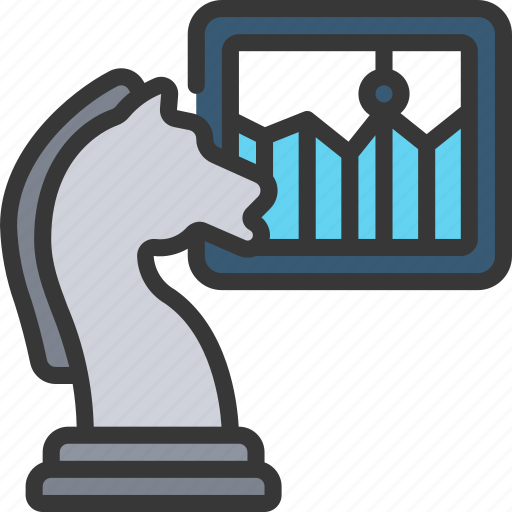 Stock, market, strategy, chess icon - Download on Iconfinder