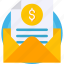 investment, email, mail, money, payment, earning, currency, message 