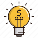 bulb, business, idea, investing, investments, light
