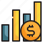 graph, growth, money, business, chart, investment icon 