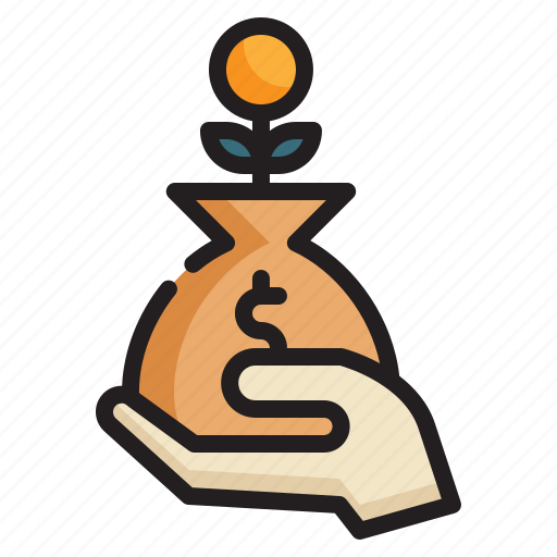 Growth, bag, money, interest, finance, currency, business icon - Download on Iconfinder