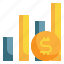 graph, growth, money, chart, currency, statistics, investment icon 
