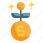 growth, interest, business, graph, finance, money, investment icon 