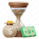long, term, investment, finance, profit, money, growth, business, hourglass 