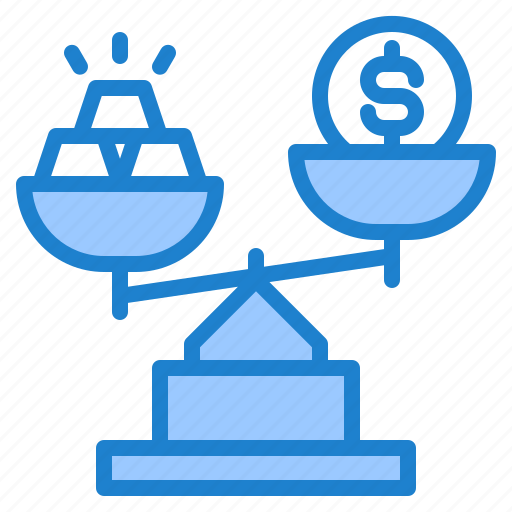 Gold, justice, money, scale, weight icon - Download on Iconfinder