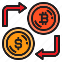 bitcoin, currency, dollar, exchange, money 