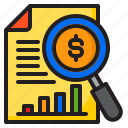 bar, business, graph, money, report, search 
