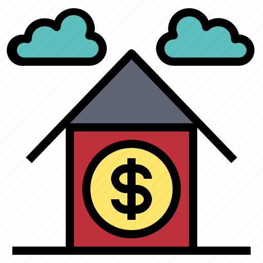 Bank, coin, home, house, saving icon - Download on Iconfinder
