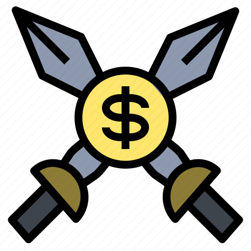 Battle, coin, money, treasure, war icon - Download on Iconfinder