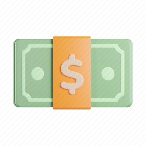 Bank, note, paper, document, banking, business, cash 3D illustration - Download on Iconfinder