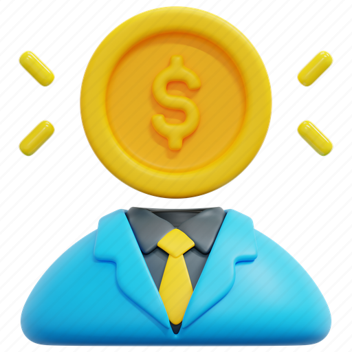 Investor, investment, invest, user, avatar, money, coin icon - Download on Iconfinder