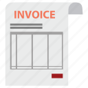 bill, check, check out, invoice, money, order, payment