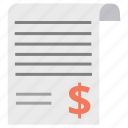 agreement, contract, document, guarantee, invoice, money, sheet