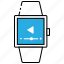 apple watch, gadget, screen, smart watch, smartphone, technology 