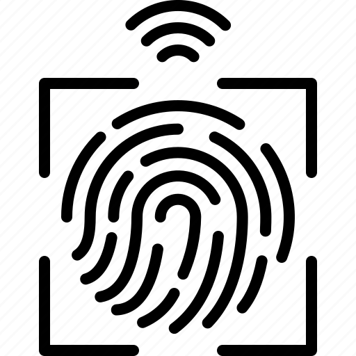 Biometric, fingerprint, identification, scan, touch icon - Download on Iconfinder