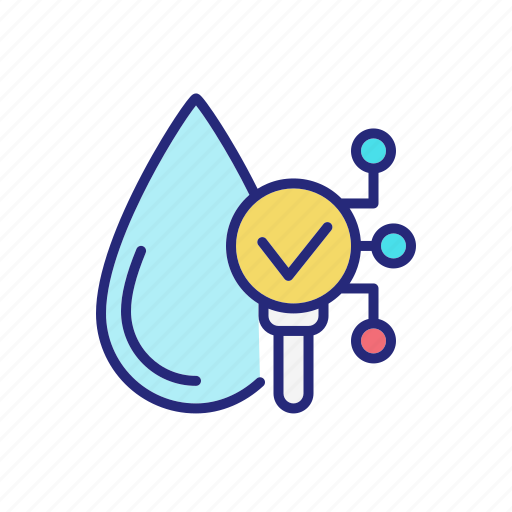 Water safety, protection, monitoring, check icon - Download on Iconfinder