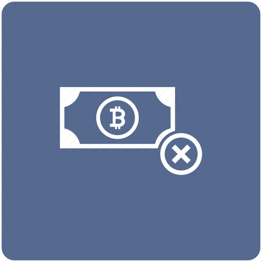 Ban, bitcoin, blockchain, money, stop icon - Download on Iconfinder