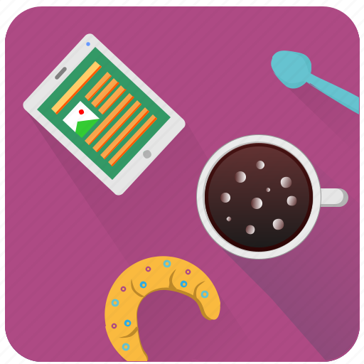 Break, coffee, ipad, news, read icon - Download on Iconfinder