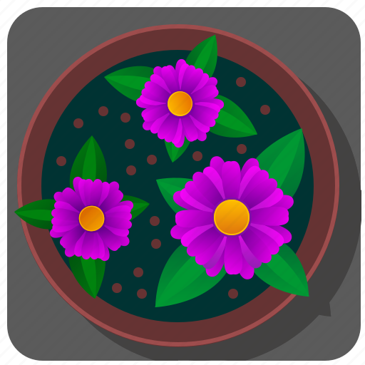 Flower, plant, pot, rose icon - Download on Iconfinder