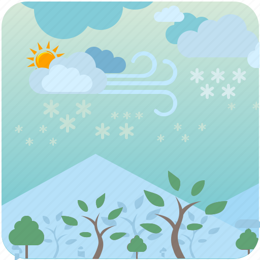 Clouds, day, sky, snow, sun, winter icon - Download on Iconfinder