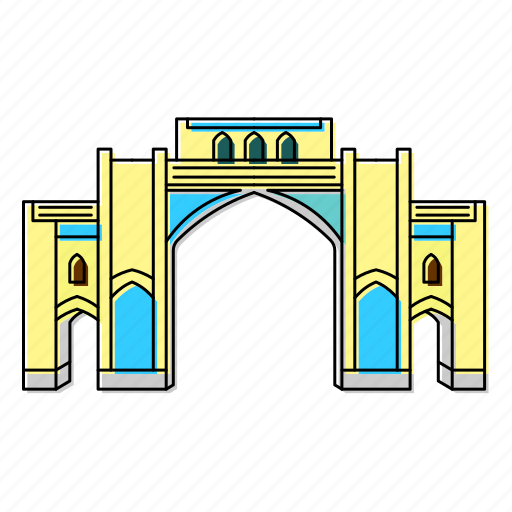 Gate, quran, iran, landmark icon - Download on Iconfinder