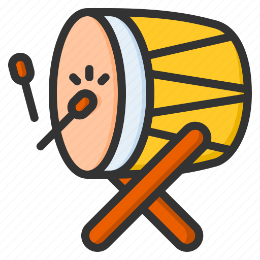 Drum, traditional, culture, festival, bedug icon - Download on Iconfinder