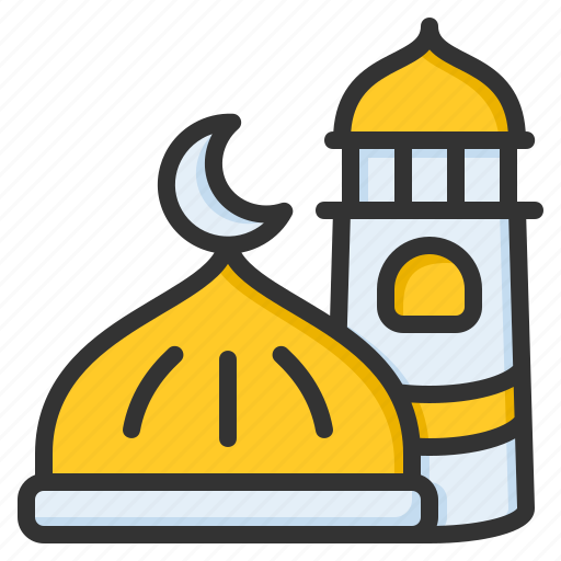 Mosque, building, islamic, property, architecture, landmark icon - Download on Iconfinder