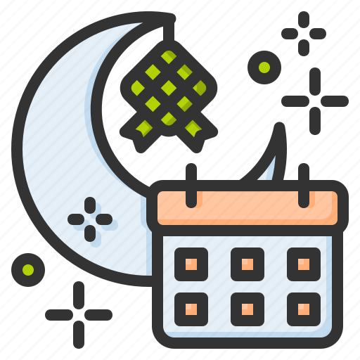 Calendar, ramadan, ramadhan, date, schedule, event, time icon - Download on Iconfinder