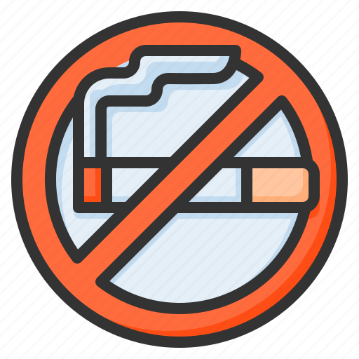 No smoking, stop, smoke, ban, block, fasting, not allowed icon - Download on Iconfinder