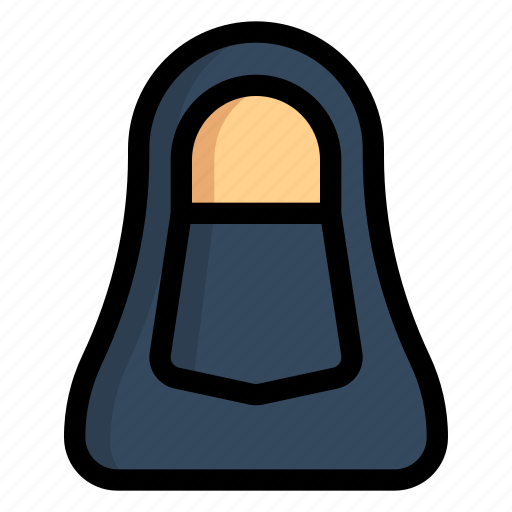 Arabian, woman, veil, female, muslimah icon - Download on Iconfinder