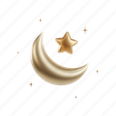 moon, stars