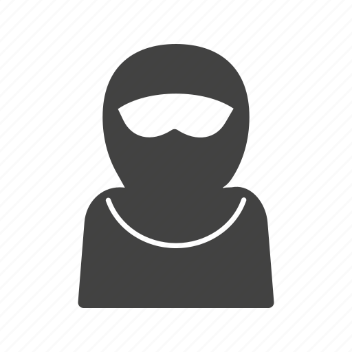 Abaya, arab, burka, muslim, niqab, traditional, women icon - Download on Iconfinder