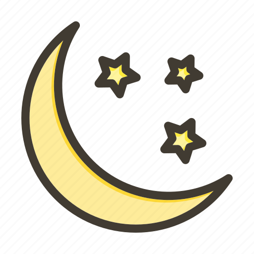 Moon and star, night, ramadan, crescent, islam icon - Download on Iconfinder