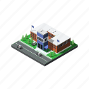 police, station, building, petrol, house, home