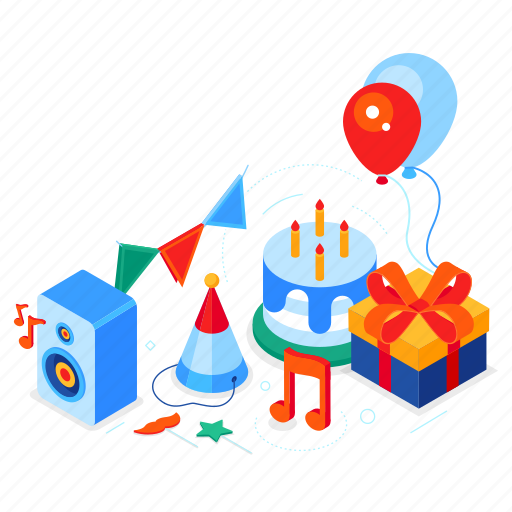 Birthday, holiday, cake, party icon - Download on Iconfinder