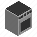appliance, cooker, furniture, interior, kitchen, oven, stove
